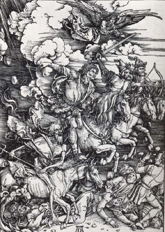 Albrecht Durer The Four horsemen of the Apocalypse china oil painting image